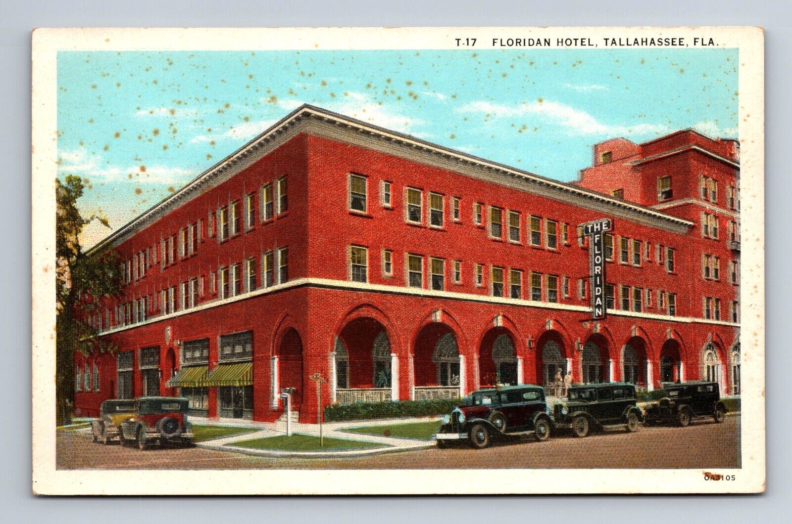 Floridan Hotel Tallahassee Florida Postcard