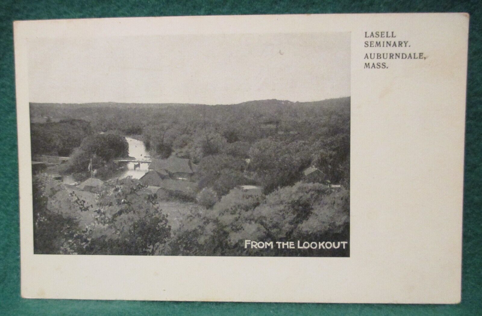 Estate Sale ~ Vintage Postcard - Lasell Seminary, Auburndale. Massachusetts