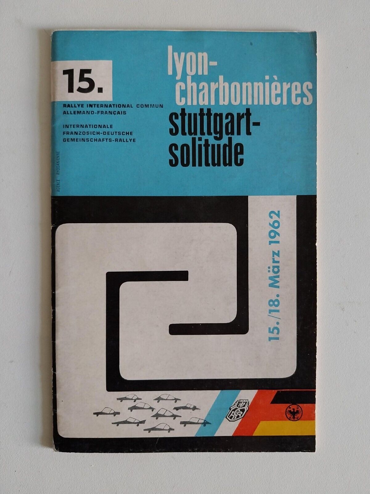 Lyon-Charbonnieres Suttgart-Solitude 1962 Official Programme