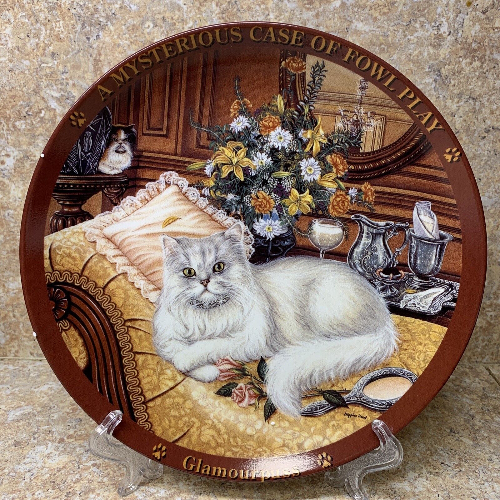 BRADFORD EXCHANGE Plate #1286A “Glamourpuss” 2nd Plate In Series Higgins Bond