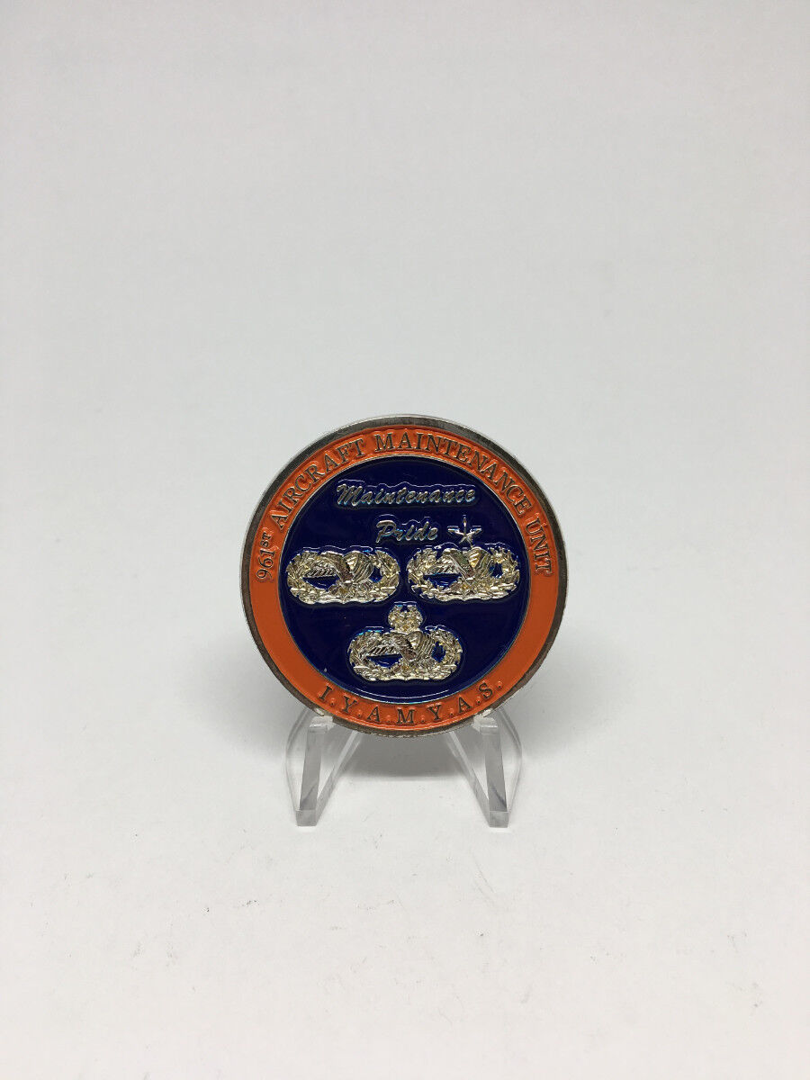 K5) United States Air Force 961st Aircraft Maintenance AWACS Challenge Coin