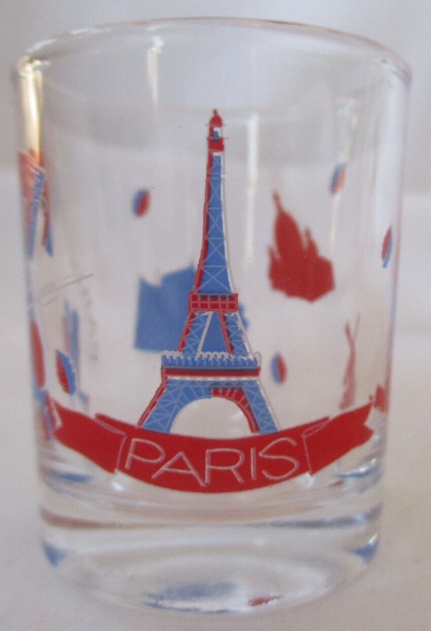 PARIS FRANCE SOUVENIR SHOT GLASS