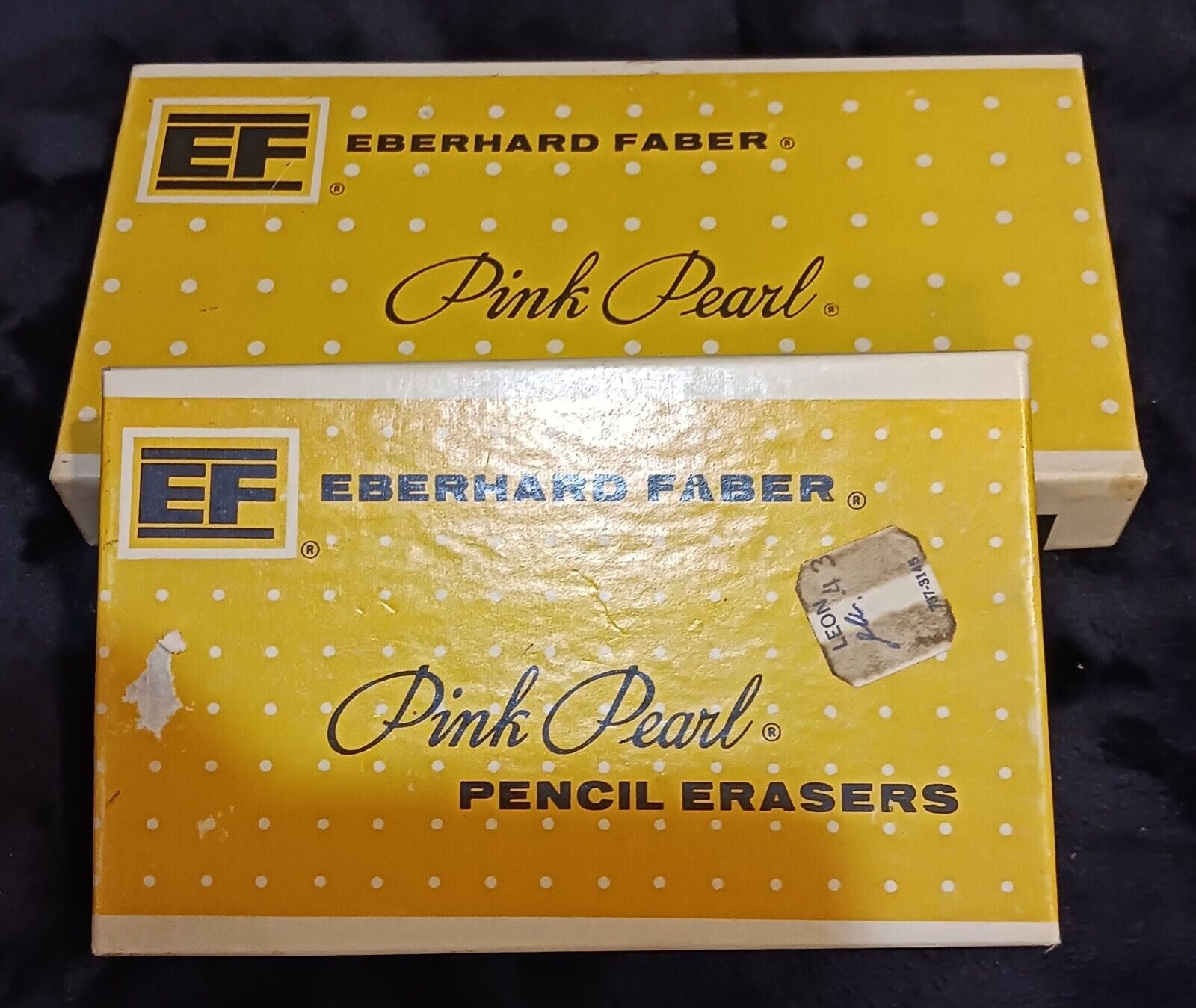 Antique EBERHARD FABER Pink Pearl Artist pencil Eraser Qty 10, 100s Qty 6, 101s