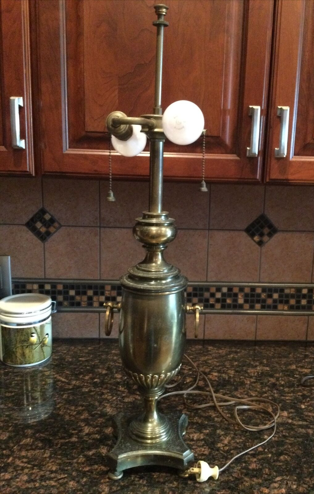 Old LARGE Stiffel Brass Table Lamp~29\