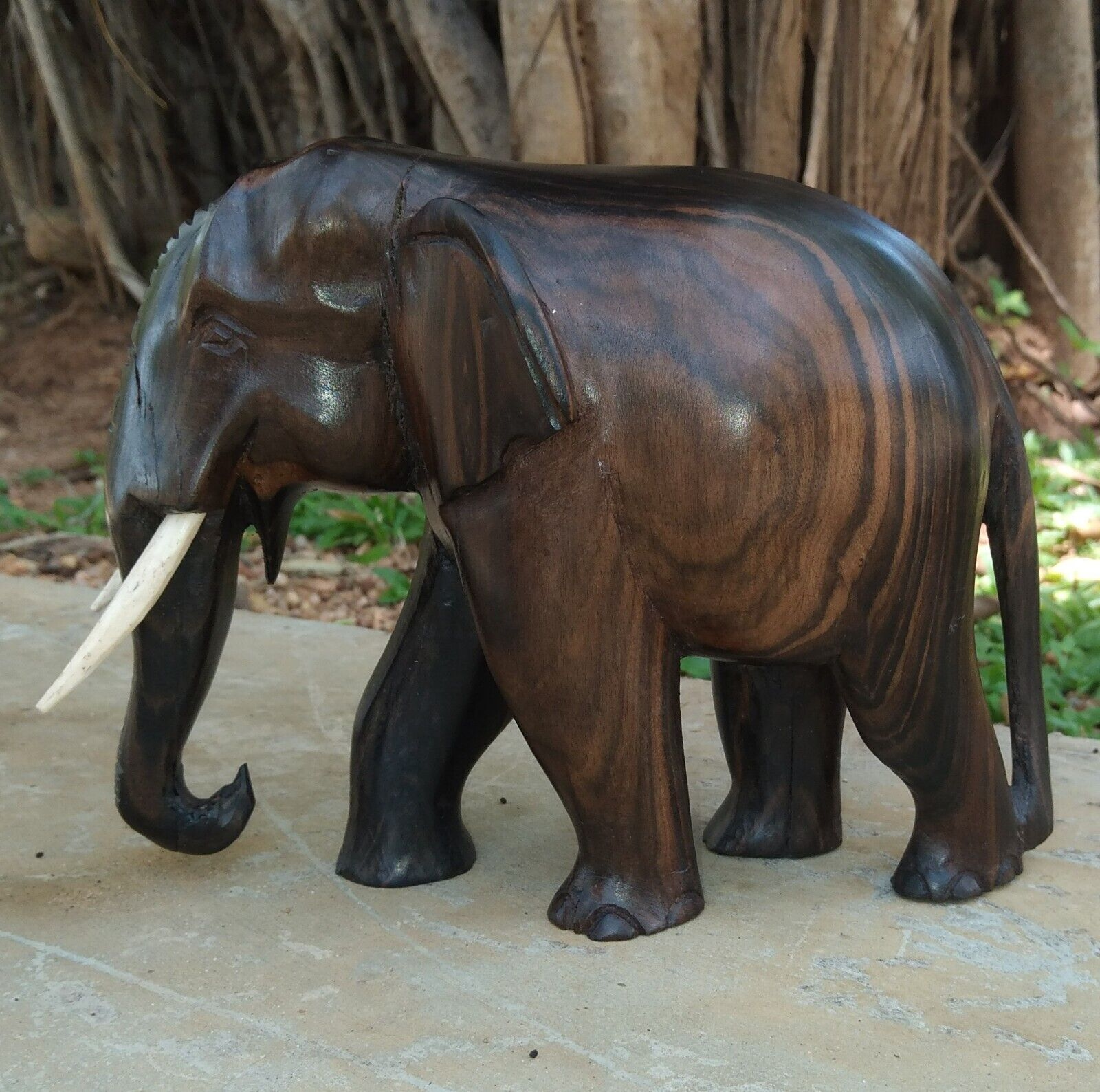 sri lankan wood carving handmade elephant gift home decoration