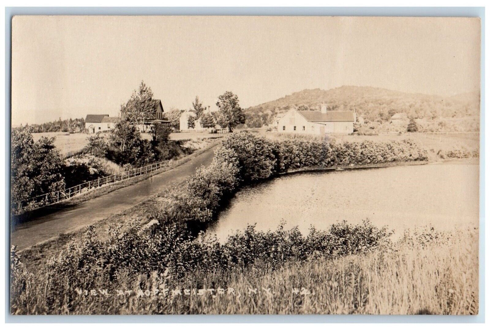 c1910's View At Hoffmeister New York NY, Hamilton County RPPC Photo Postcard