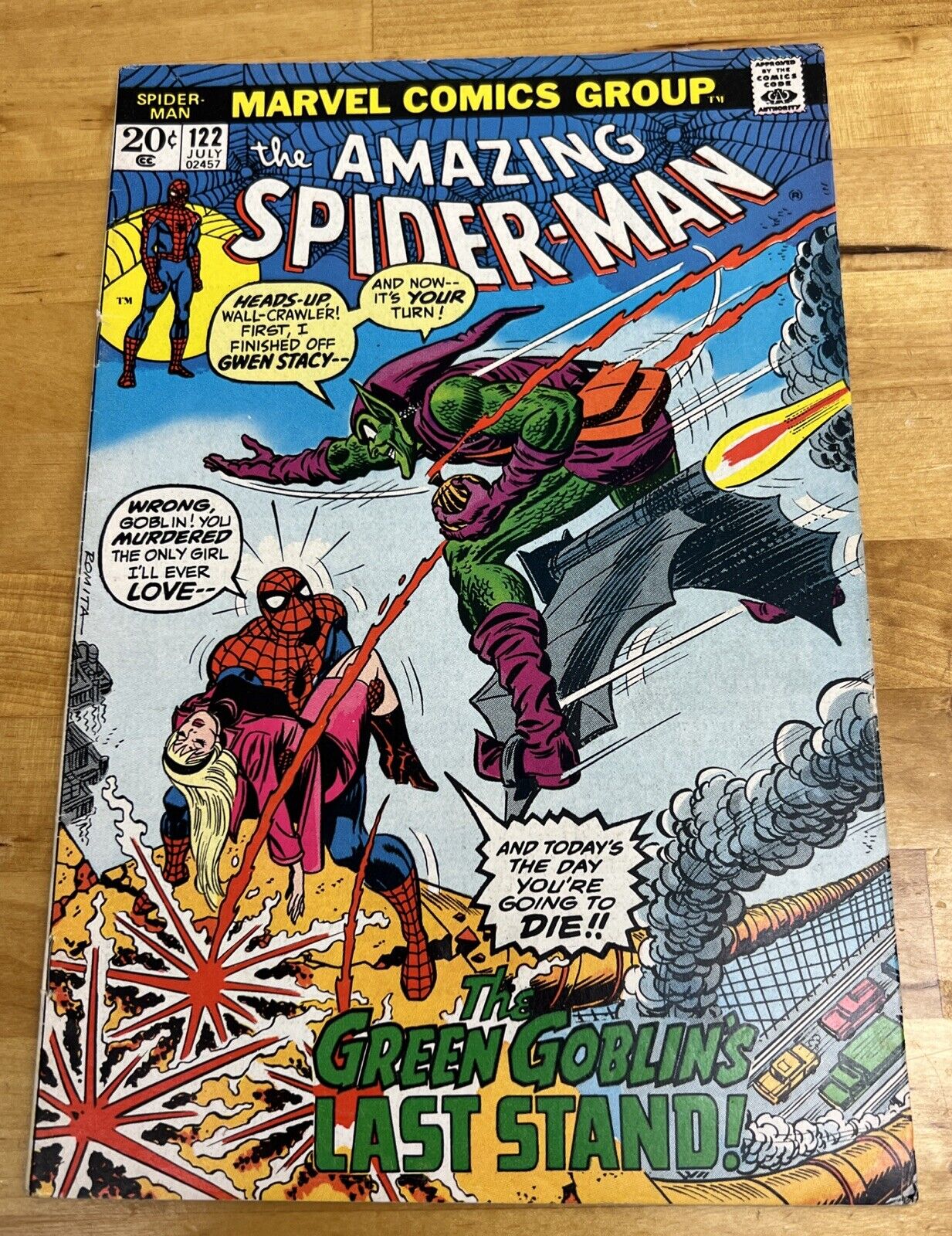 The Amazing Spider-Man #122  - Death of the Green Goblin Marvel