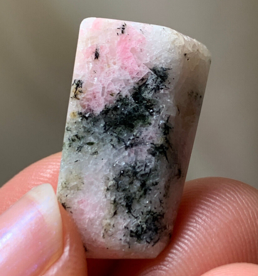 GORGEOUS VERY RARE TUGTUPITE TENEBRESCENT POLISHED CRYSTAL GREENLAND *1