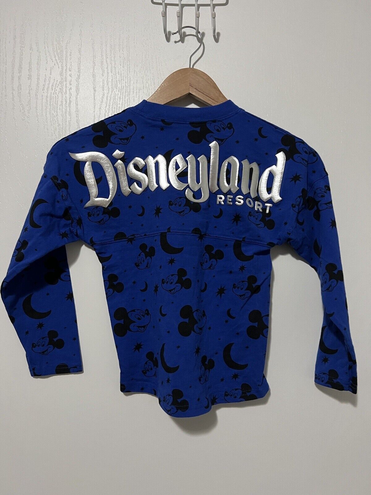 Disneyland Blue Spirit Jersey Wishes Come True Mickey Mouse Youth Small