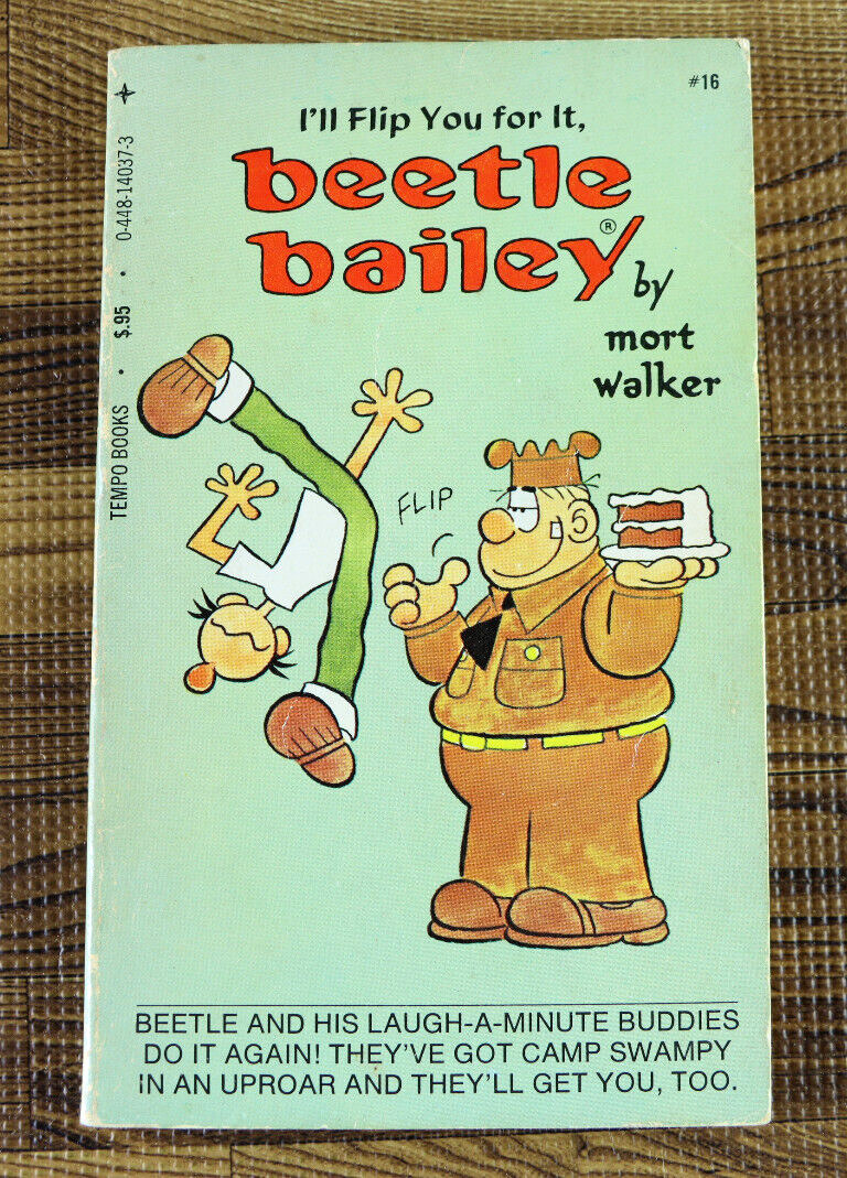 1977 Beetle Bailey #16 I'll Flip You for It Mort Walker Paperback FN/FN+