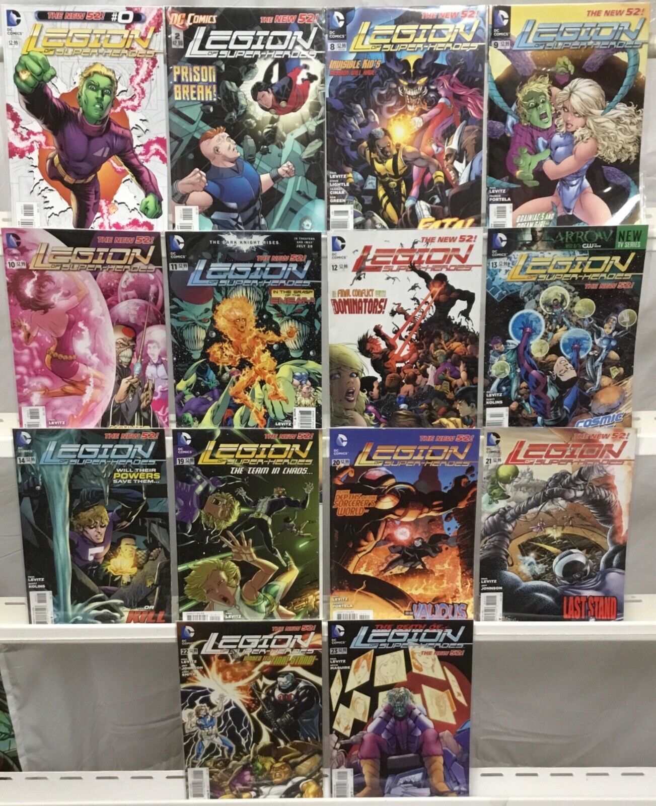 DC Comics - Legion of Super-Heroes New 52 - Comic Book Lot of 14 Issues