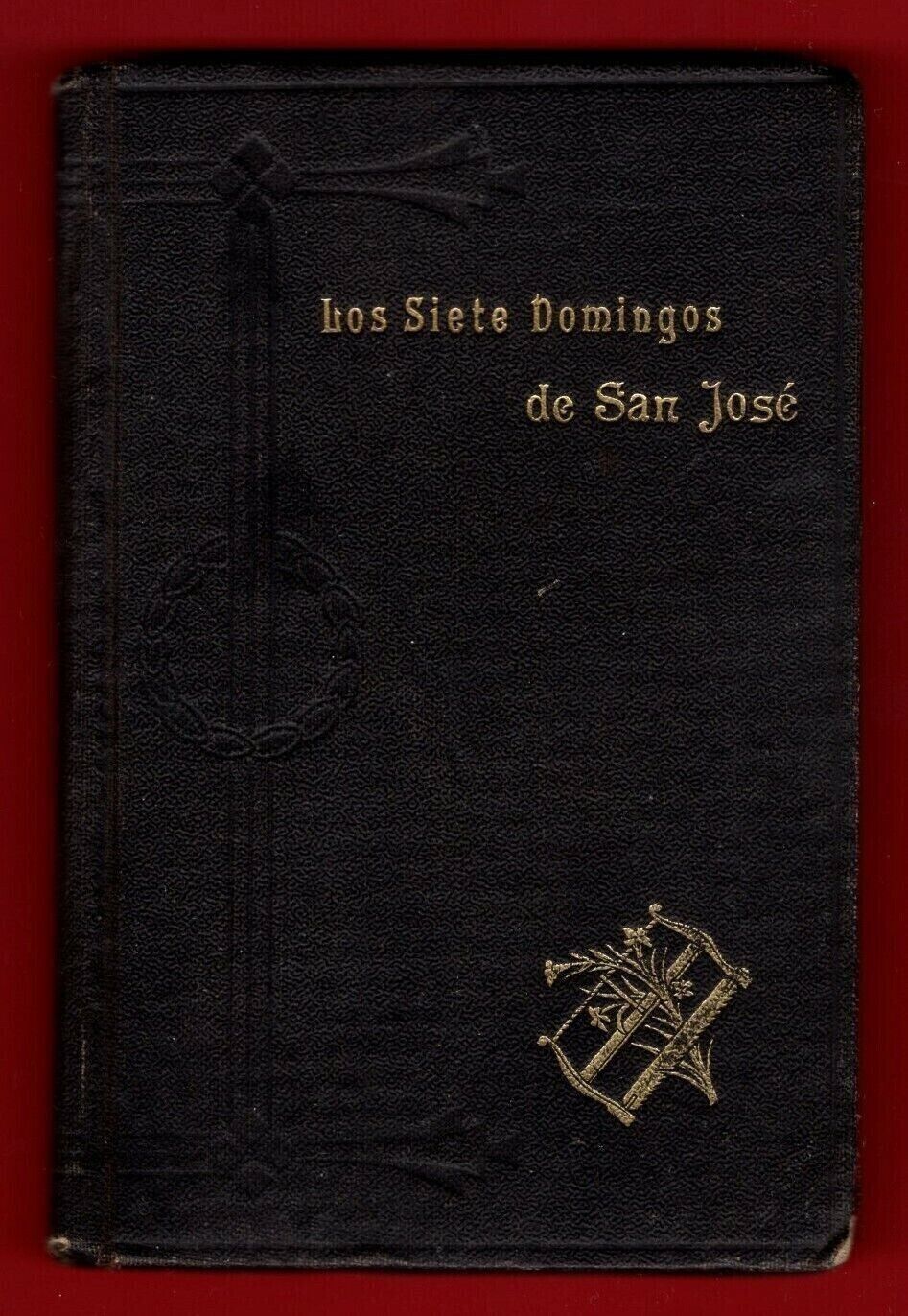 Librito antique de San Jose book antiguo