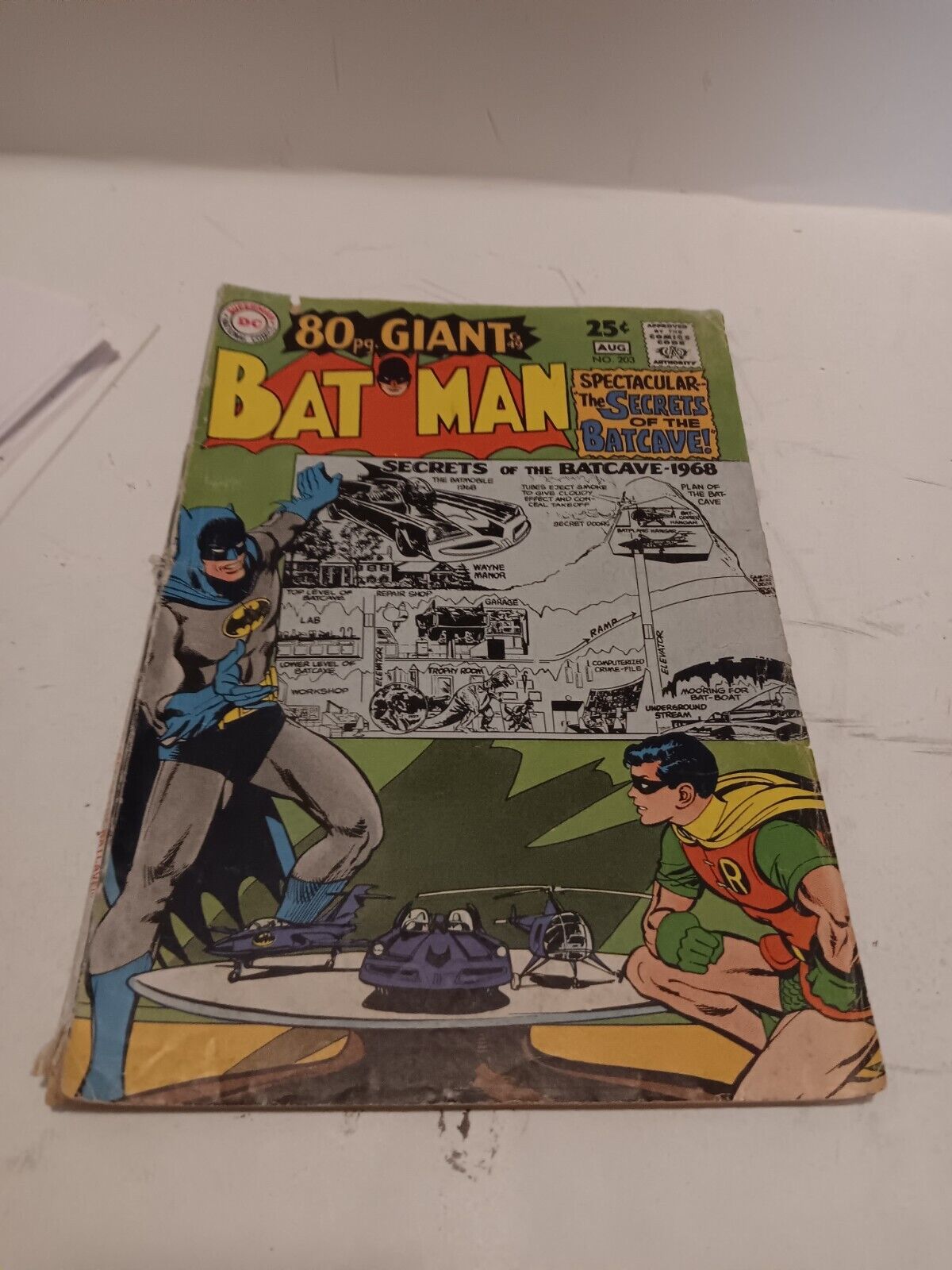 Batman #203 80 Page Giant 1968 Secrets of the Batcave - Neal Adams