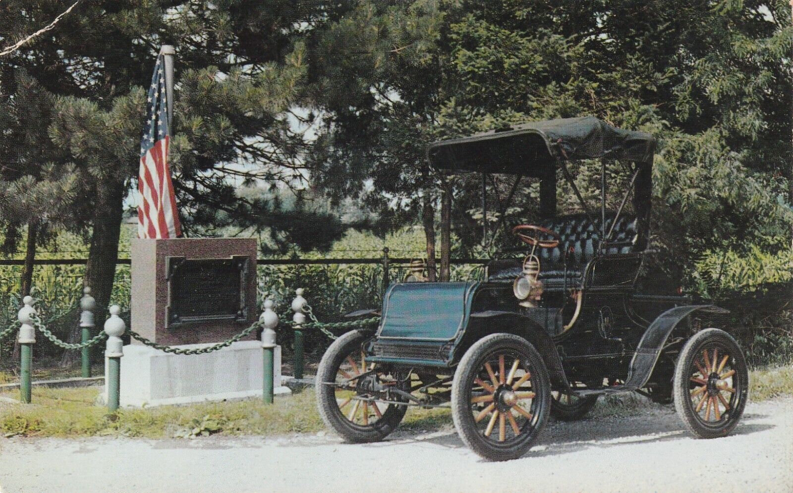 Kokomo IN-Indiana, Haynes Memorial First Commercial Built Auto, Vintage Postcard