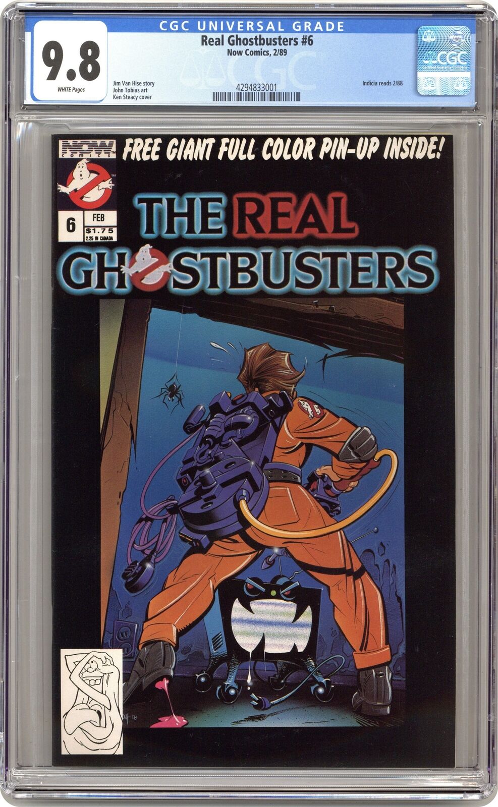 Real Ghostbusters #6 CGC 9.8 1989 4294833001