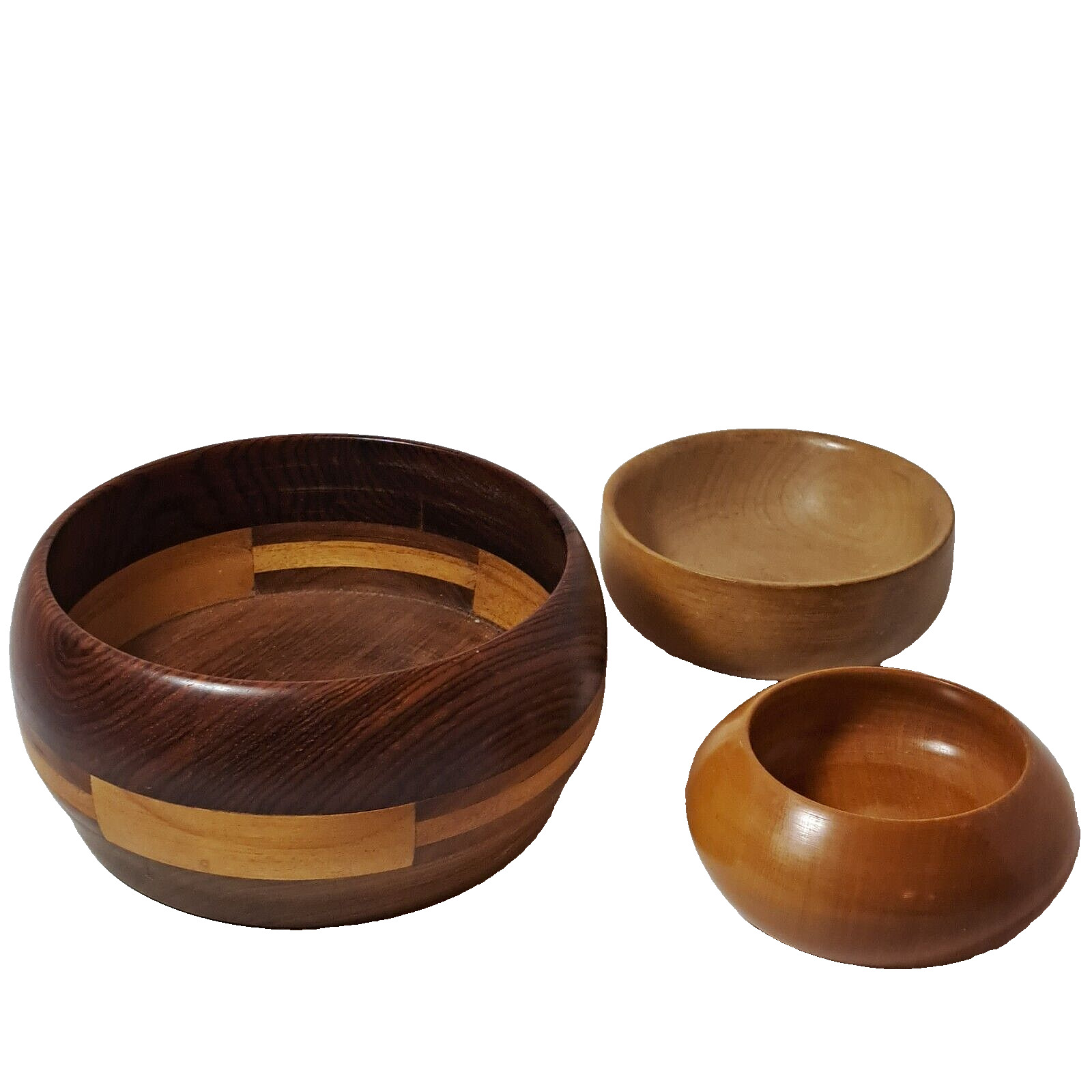 3 Hardcarved Bowls - Rumi Rare Huon Pine Maple Mix