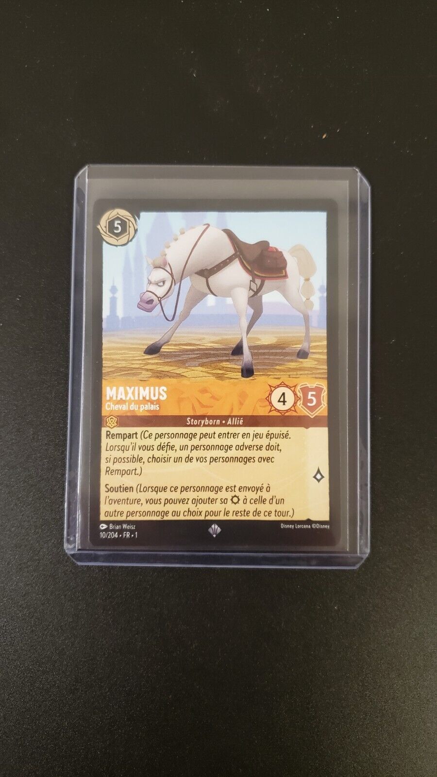 1x Maximus Card Horse Du Palais Lorcana Super Rare 10/204 Non Foil