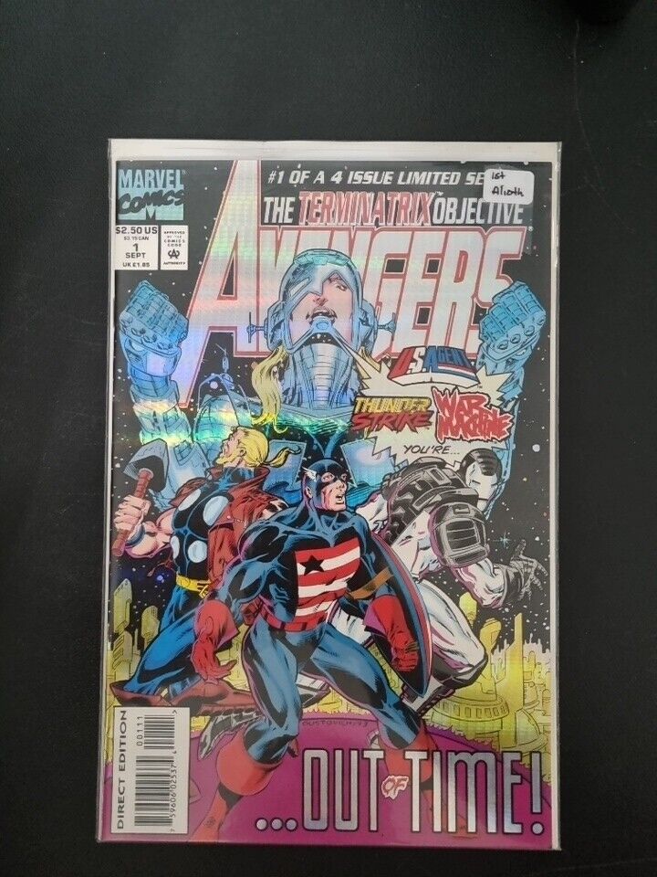 Avengers: The Terminatrix Objective #1 (Marvel 1993) 1st App Alioth &Kang Swaach