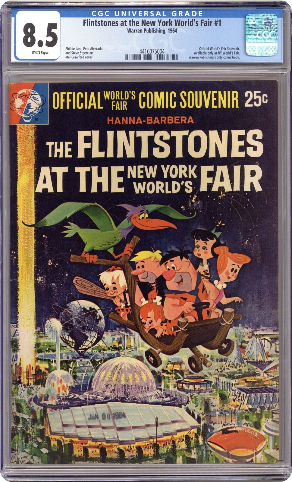 Flintstones at the New York\'s World Fair #1964 1st Printing CGC 8.5 4416075004