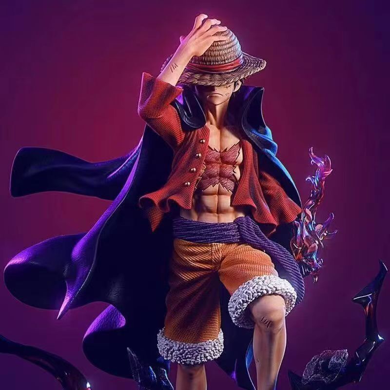 25cm One Piece Luffy Iconic Pose Anime Action Figurine -