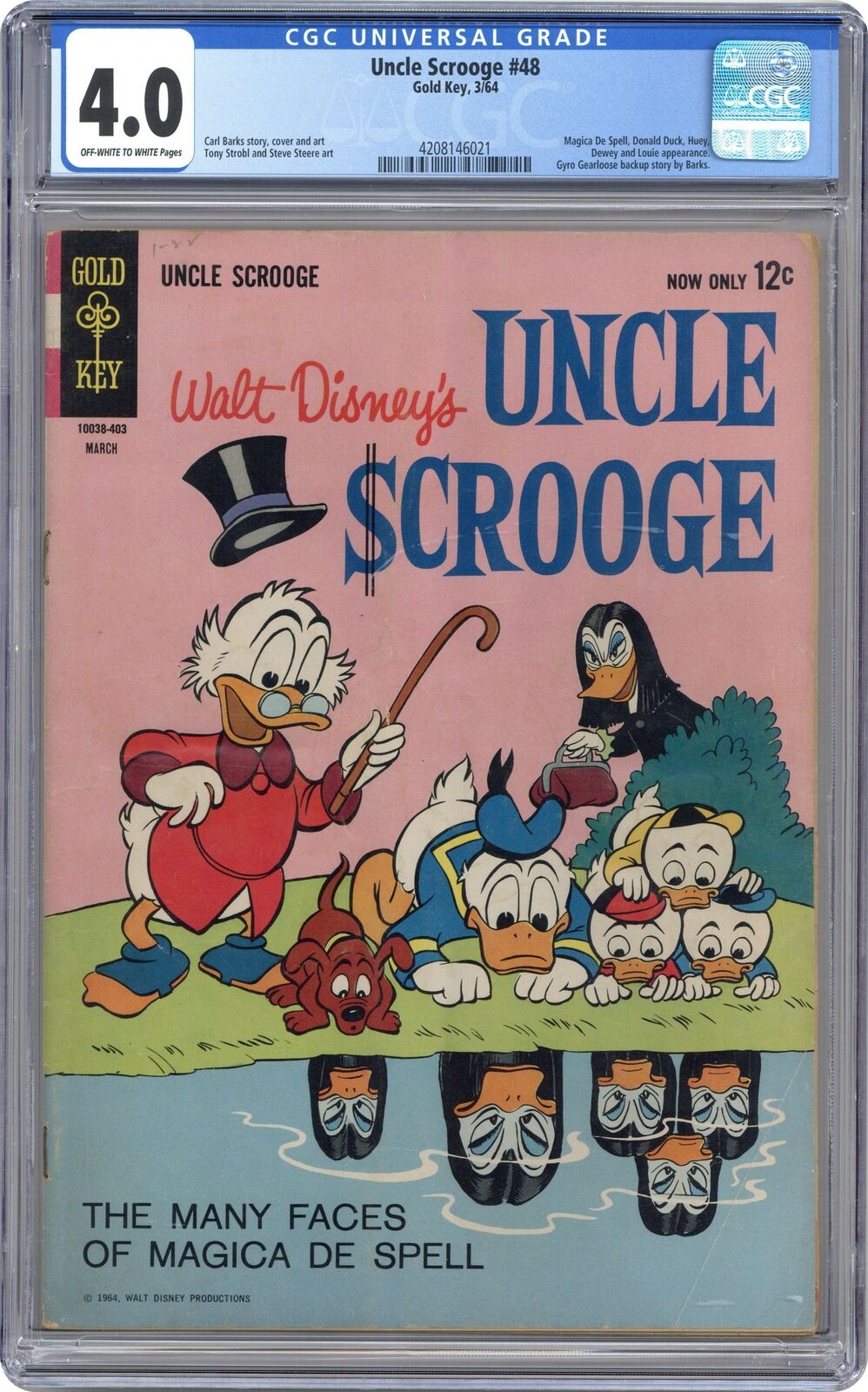 Uncle Scrooge #48 CGC 4.0 1964 4208146021