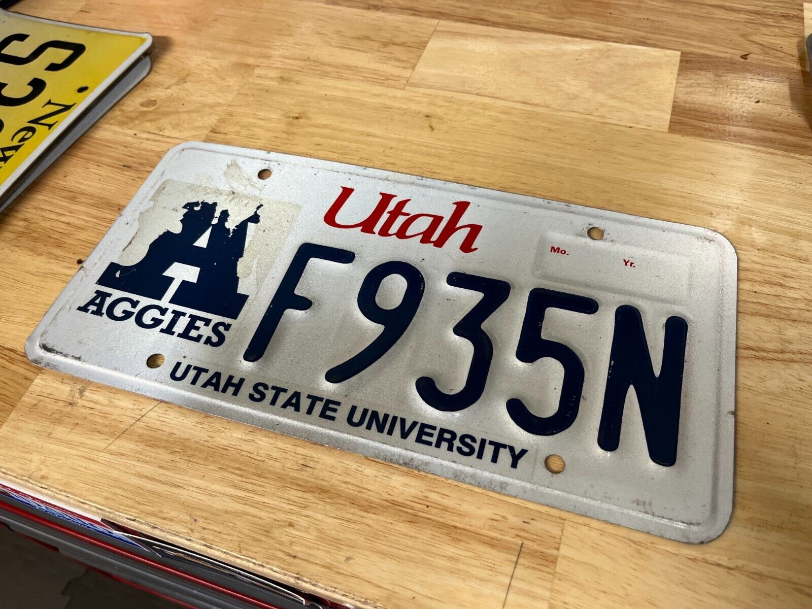 Utah State Aggies License Plate (FN35N)