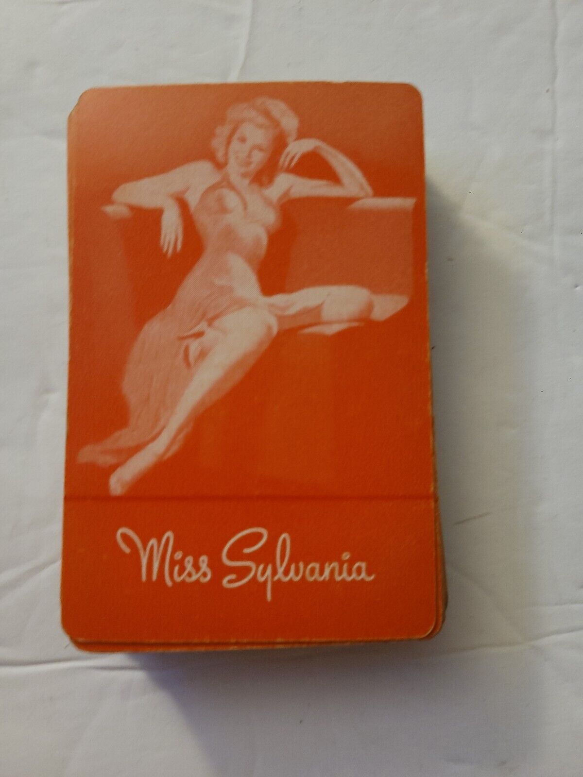 Brown & Bigelow “Miss Sylvania” Pin-Up Playing Cards 49B One Deck Complete