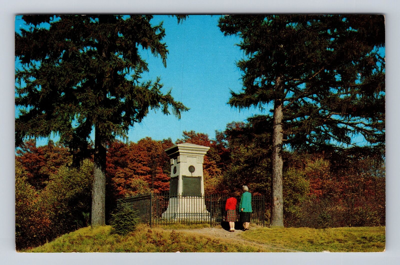 Uniontown PA-Pennsylvania, Gen Edward Braddock\'s Burial Place, Vintage Postcard