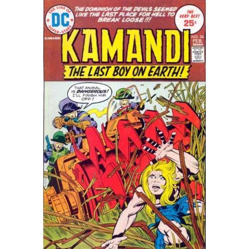 Kamandi: The Last Boy on Earth #26 in Fine condition. DC comics [a\