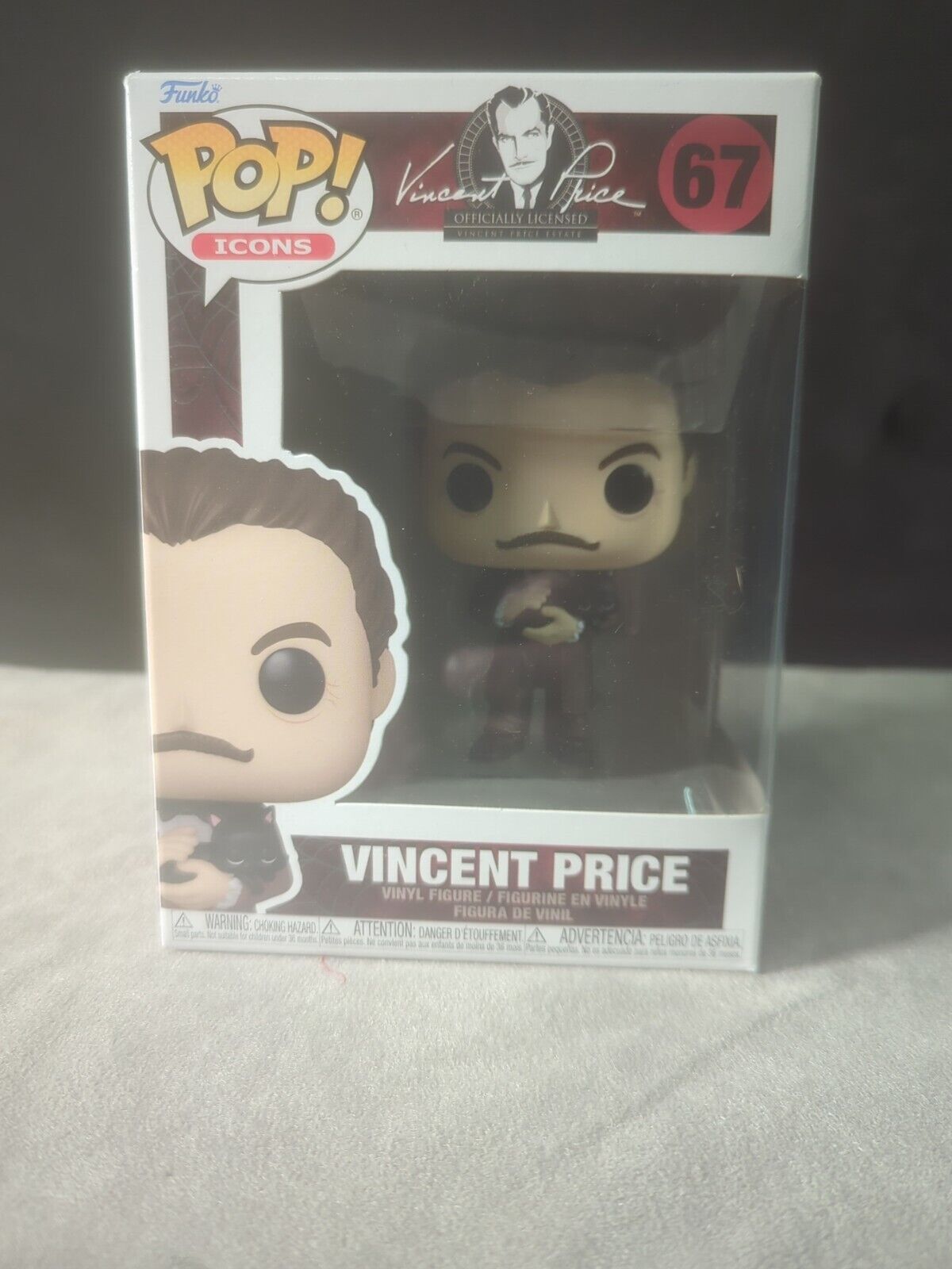 Vincent Price POP Vinyl Figure #67 Funko Icons Horror House On Haunted Hill