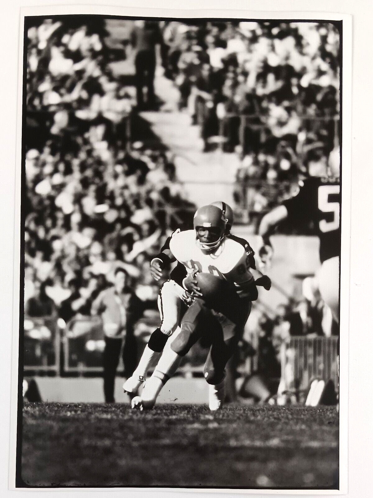 1970s Kansas City Chiefs Receiver #89 Raiders Defense NFL Vintage Press Photo