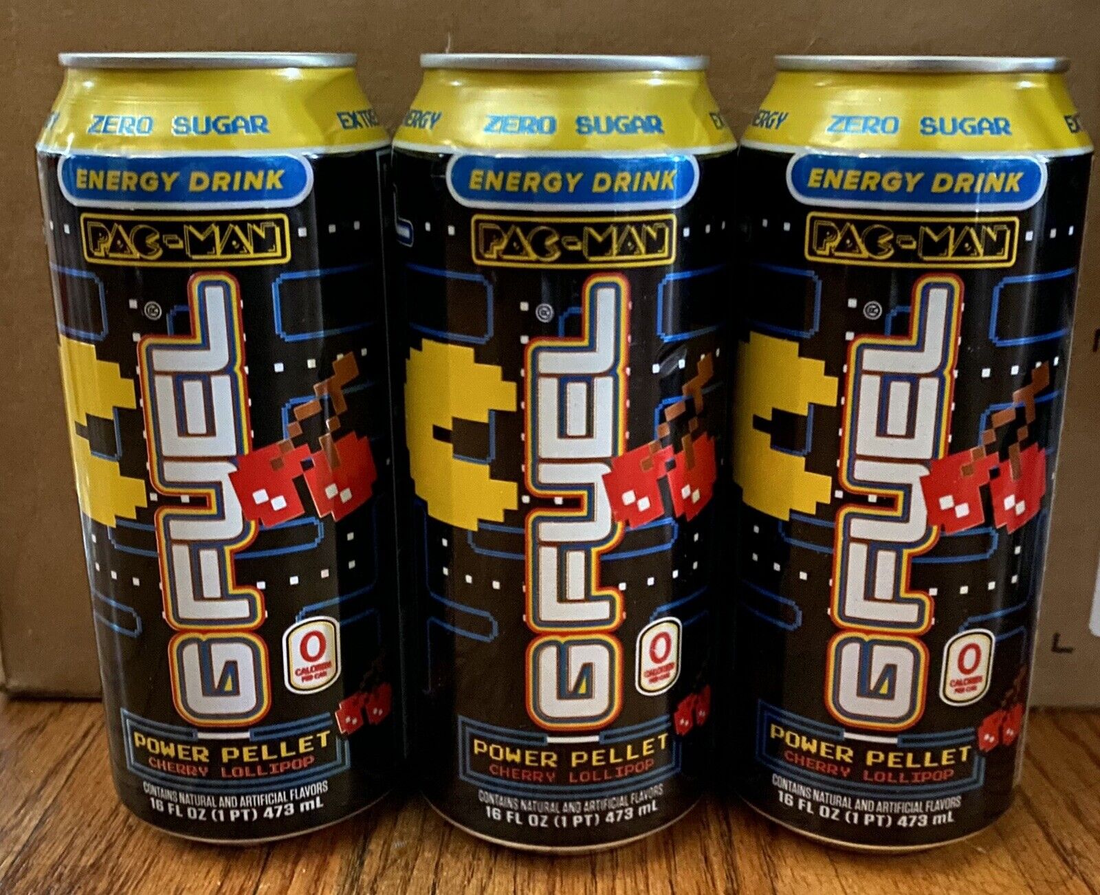 G Fuel pac man 3pack Of Cans
