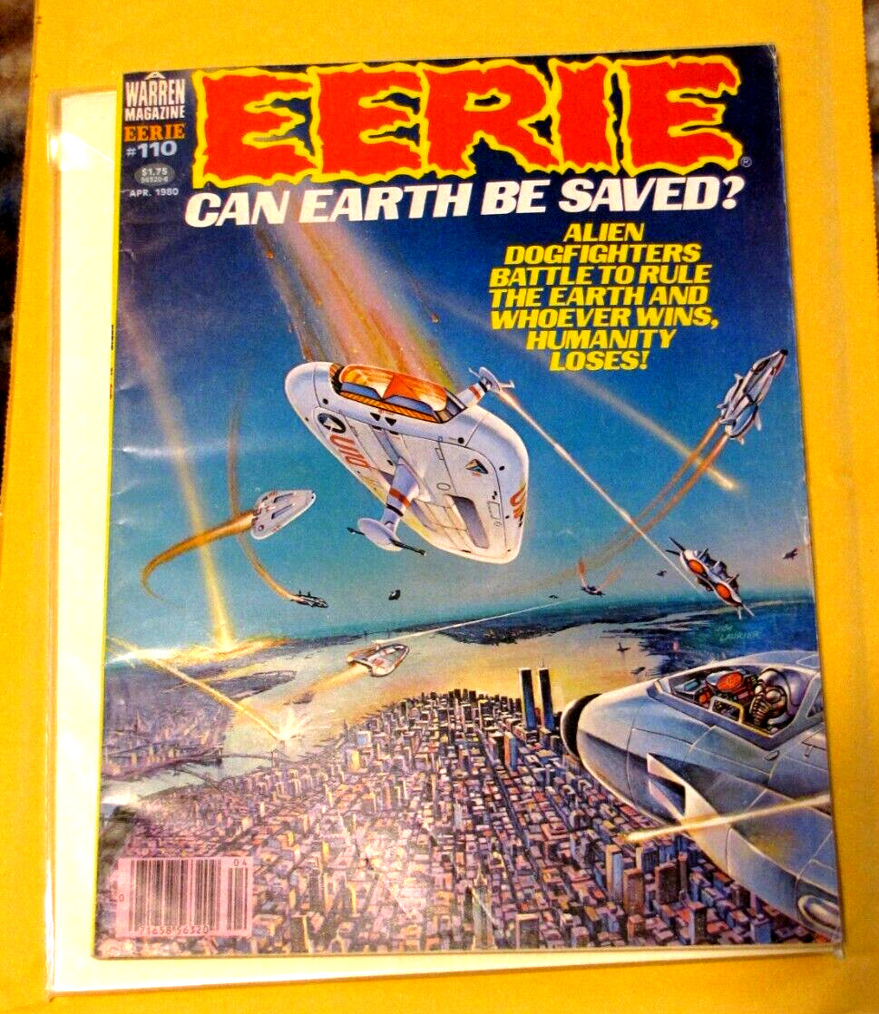 Vintage 1980 EERIE Warren Magazine #110 Issue