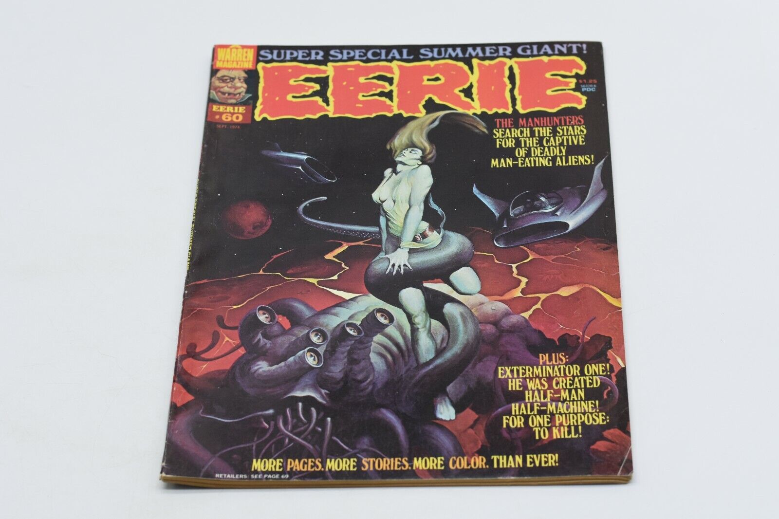 EERIE Magazine #60 Corben 8 pg Color Insert  Warren 1974 