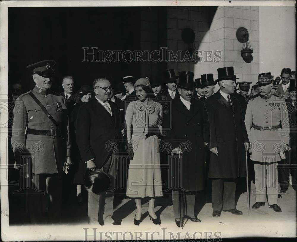 1931 Press Photo Premier Pierre Laval of France Arrives in Washington