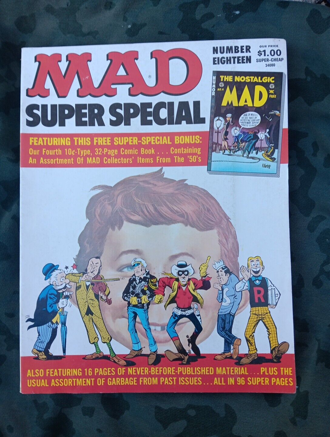 MAD SUPER SPECIAL NUMBER EIGHTEEN WITH  BONUS SECTION