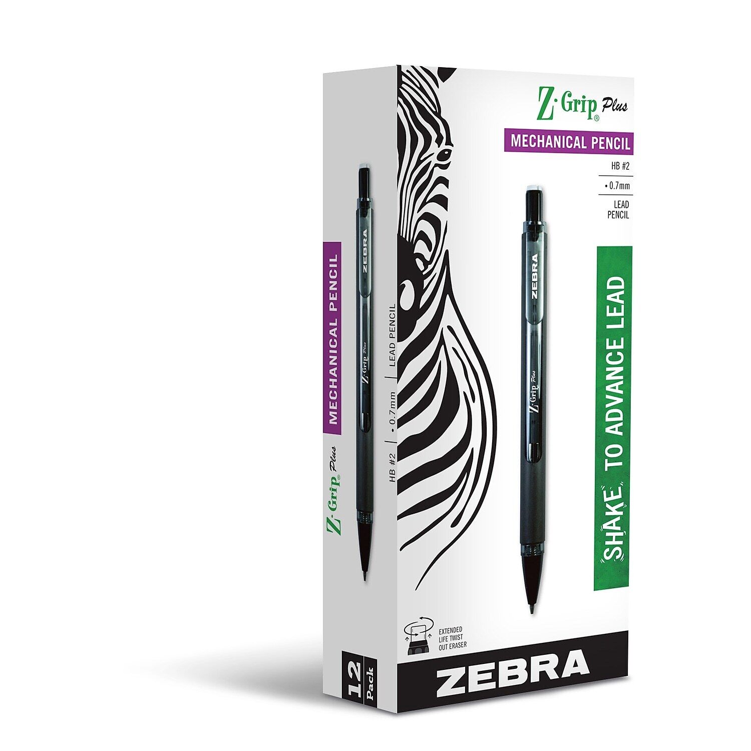 Zebra Pen Z-Grip Plus Mechanical Pencil 0.7mm ZEB55410