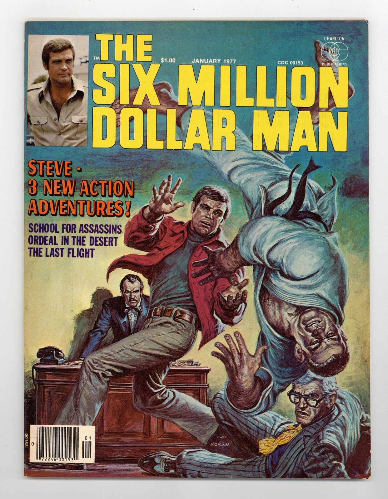 Six Million Dollar Man #4 VG+ 4.5 1977