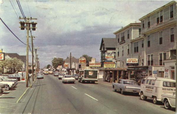 1972 Old Orchard Beach,ME East Grand Avenue Tichnor York County Maine Postcard