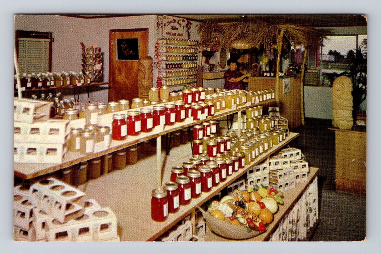 Lake Placid FL-Florida, Plantation Paradise Gift Shop Vintage c1971 Postcard