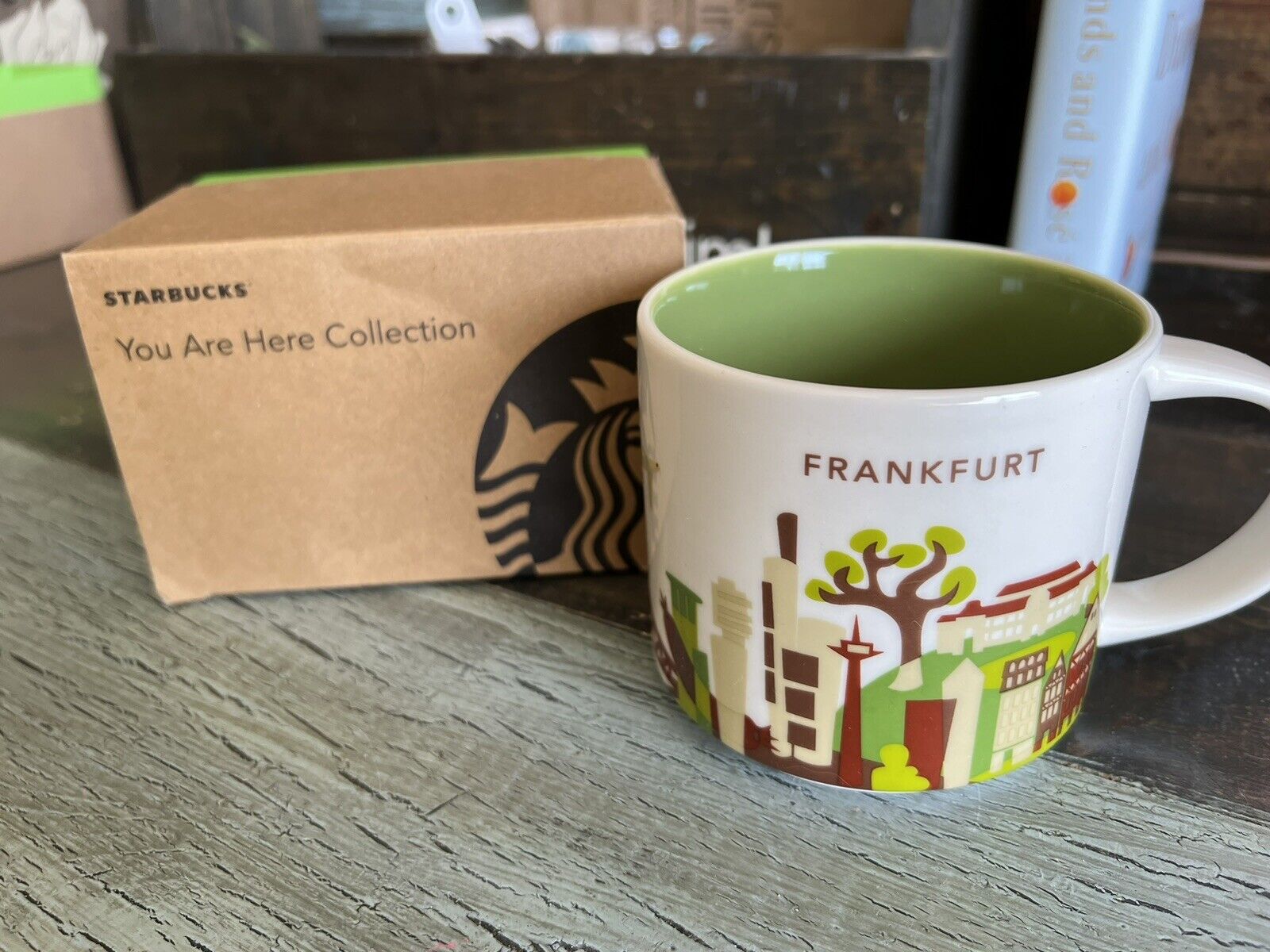 Frankfurt Starbucks YAH Mug 14 oz Coffee Cup You Are Here Series New USA Seller