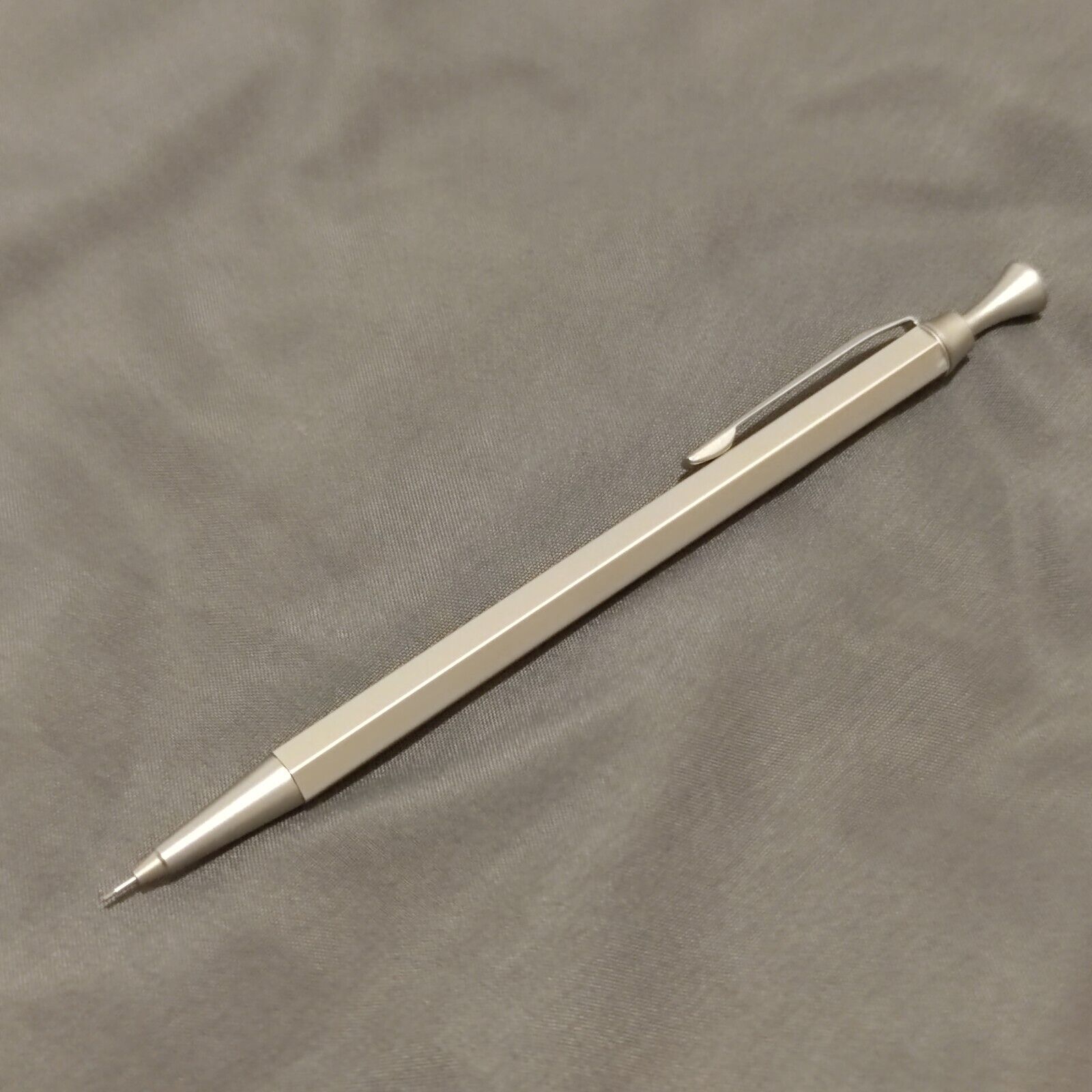 Vintage Rare Muji Aluminum Hexagonal Mechanical Pencil 0.5 mm