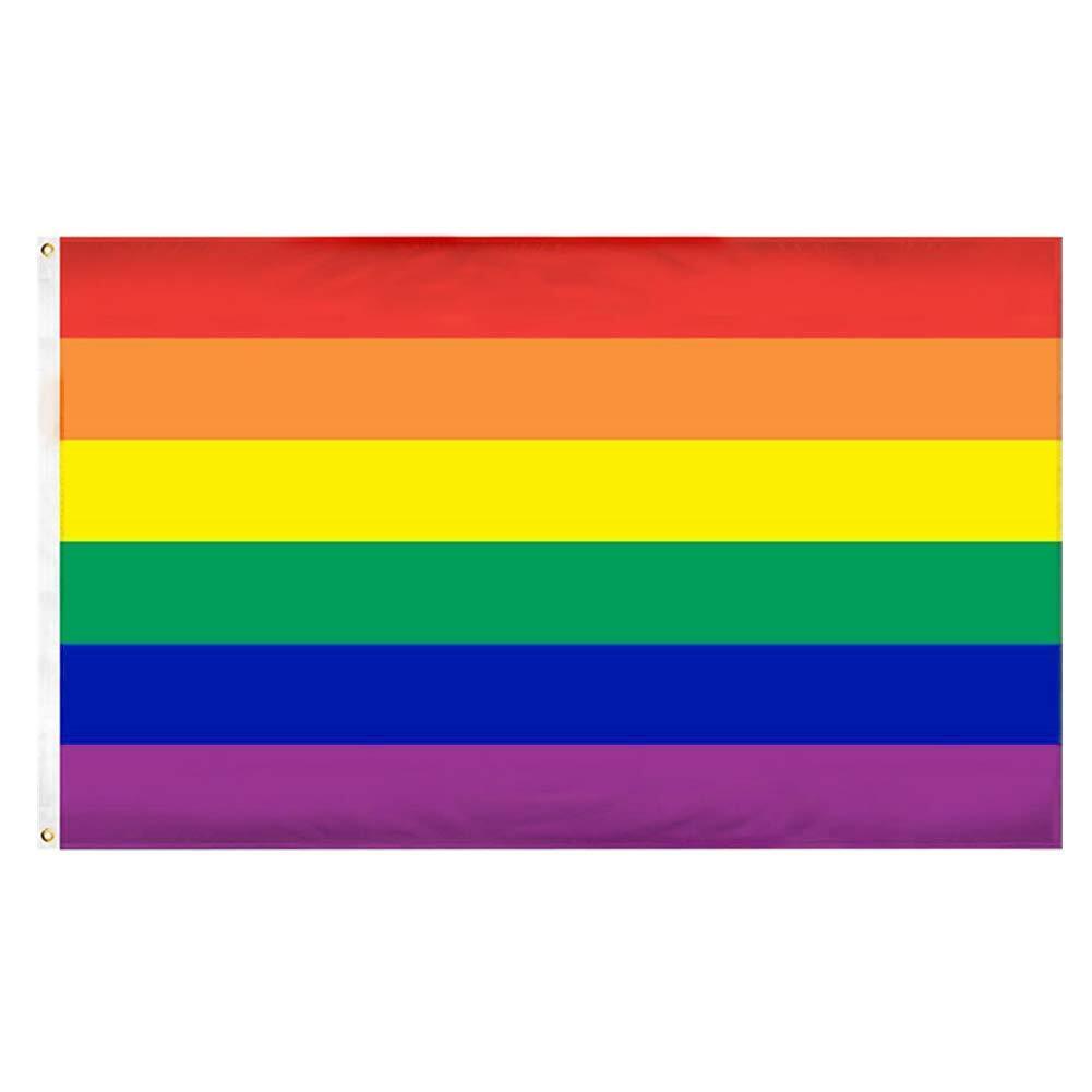 Rainbow Flag, Red Flag, Rainbow Flag, Flag, Rainbow Color, Polyester, Reusable,
