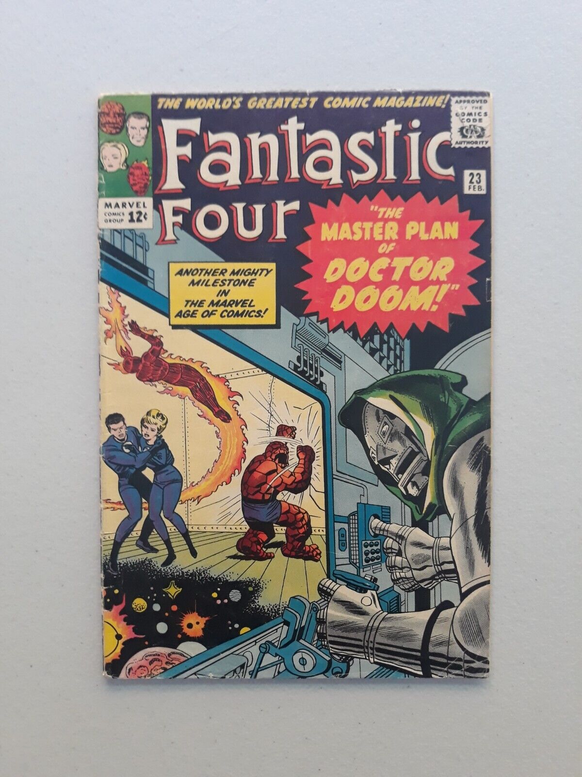 Fantastic Four 23 Dr Doom Appearance Marvel Comics 1964