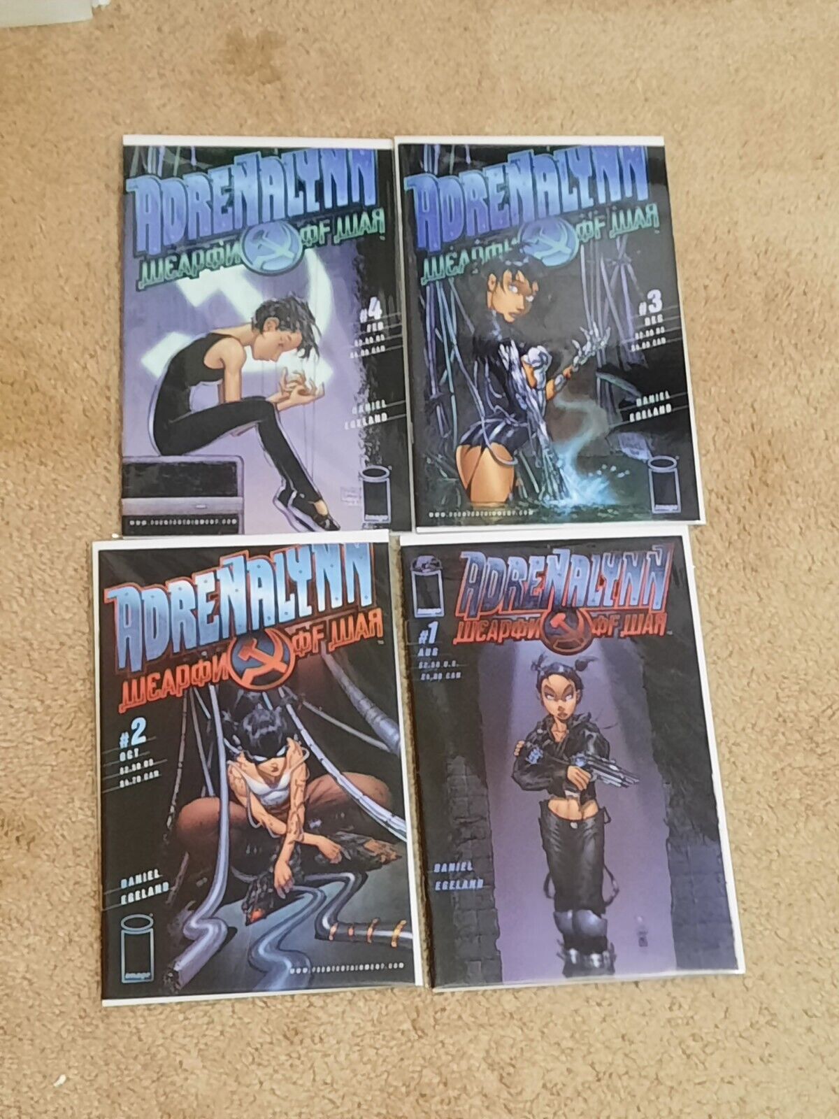 Adrenalynn #1-4 (1999Image Comics) Full Set