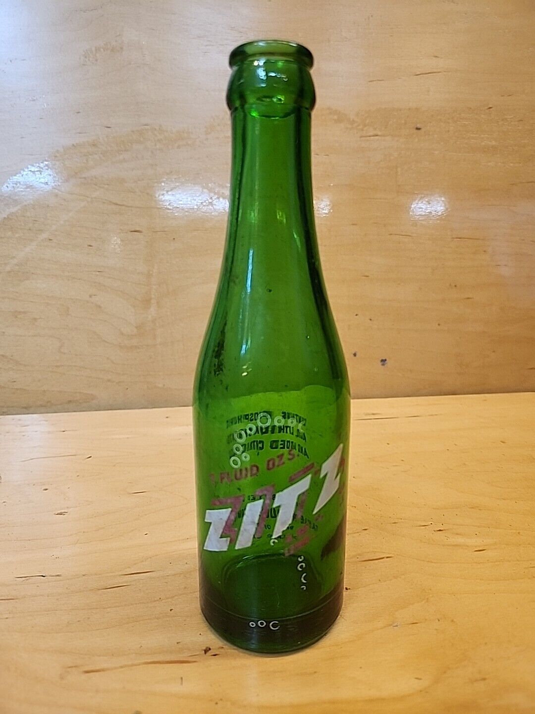 🔥1930s Zitz Lemon Soda Art Deco Label \' 🔥 Antique/rare Bottle