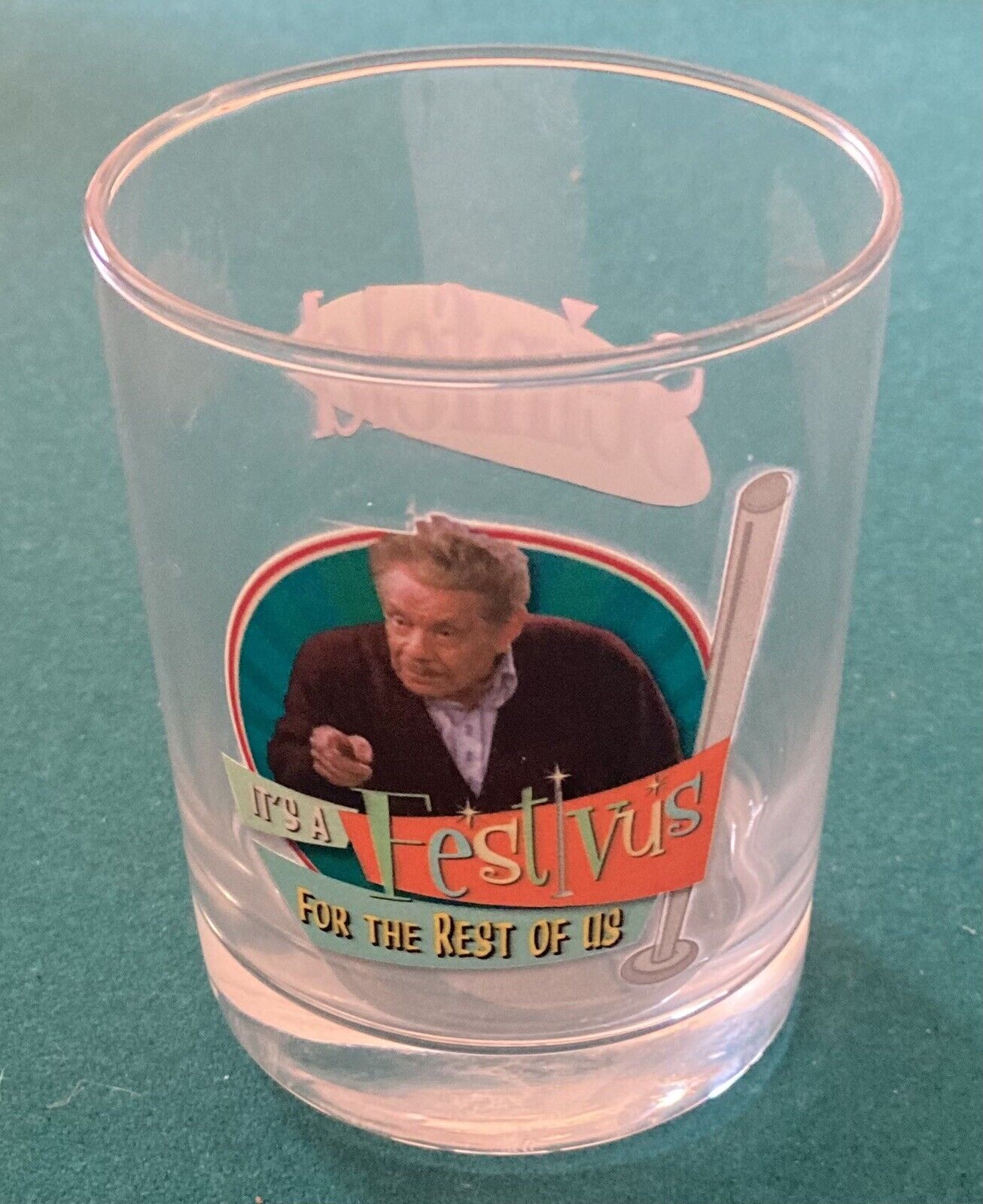 Seinfeld 10oz Cocktail Glass It’s a Festivus for the Rest of Us Rare & Hard2Find
