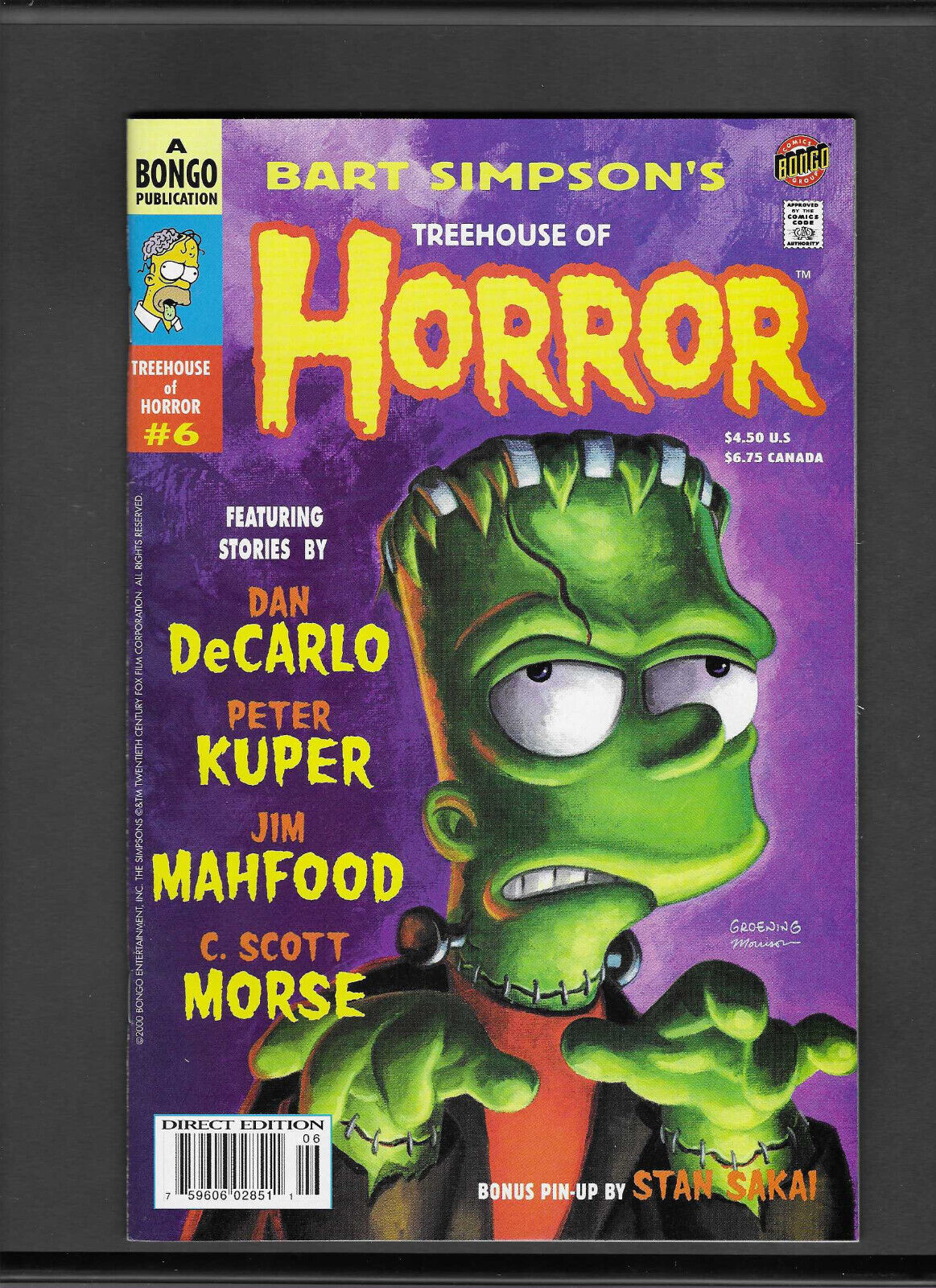 Bart Simpson's Treehouse of Horror #6 [Very Fine/Near Mint (9.0)]