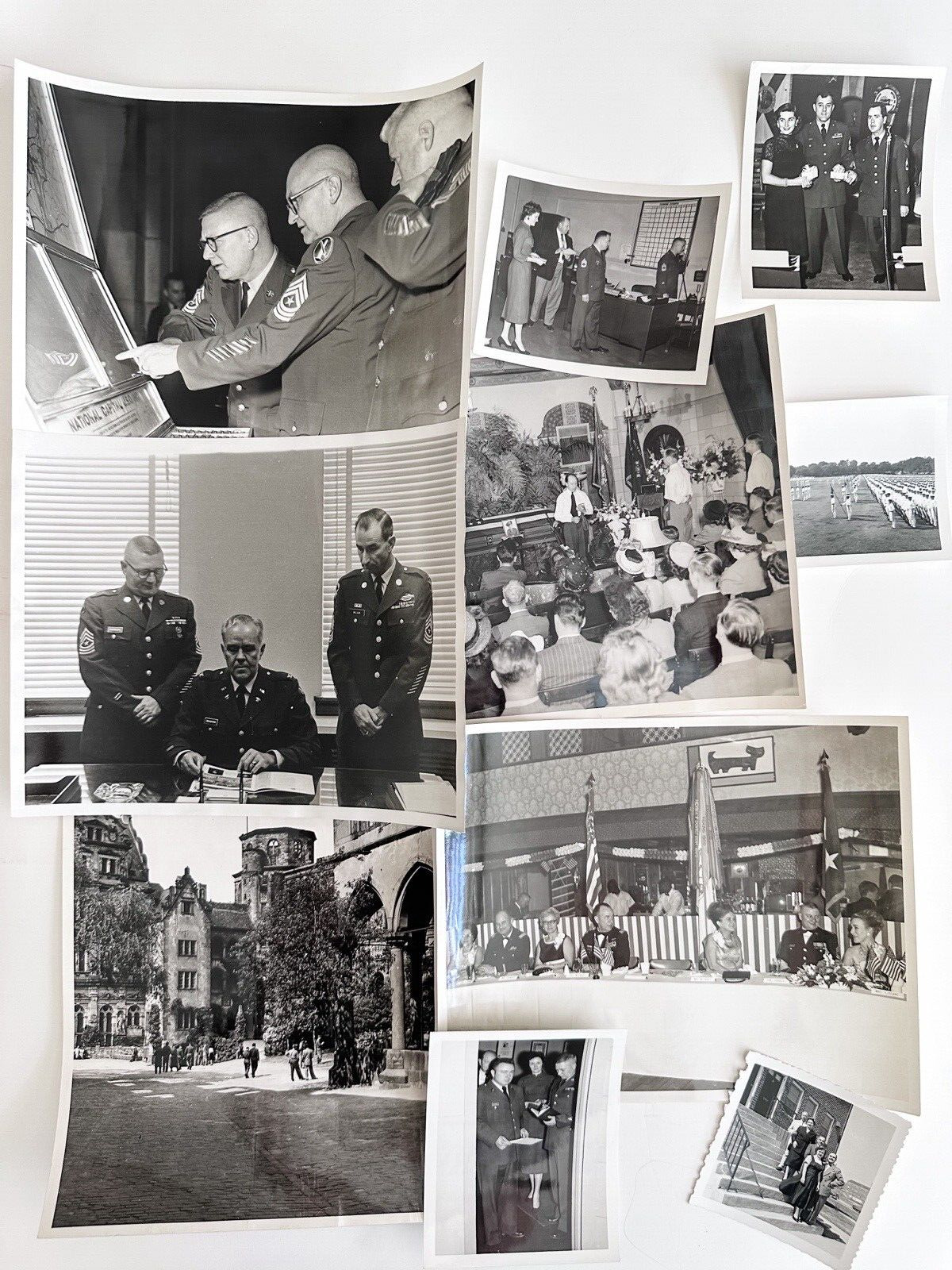 Large Lot of Military Photos Portraits Candid Events US Army Generals Staff