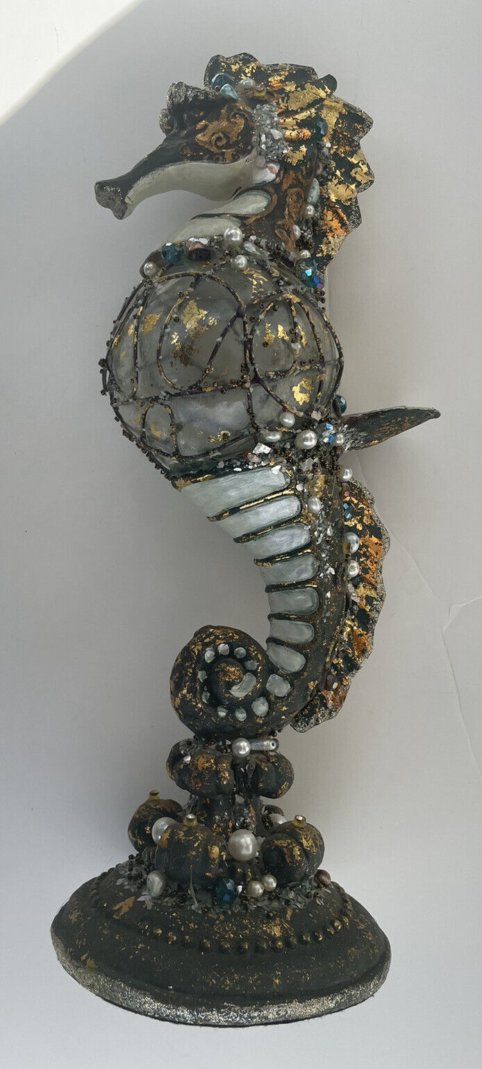 Katherine’s Collection Sirens Of The Sea Seahorse Tabletop 28-30254 Retired 16”